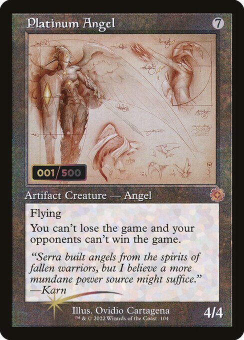 Platinum Angel from The Brothers' War Retro Artifacts