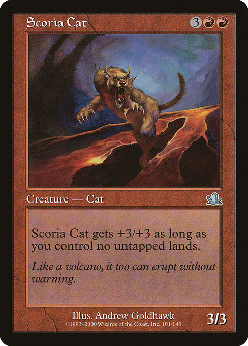 Scoria Cat from Prophecy
