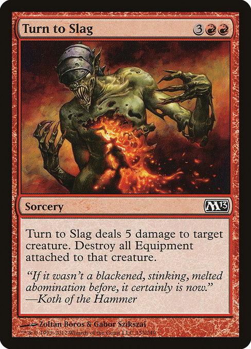 Turn to Slag from Magic 2013