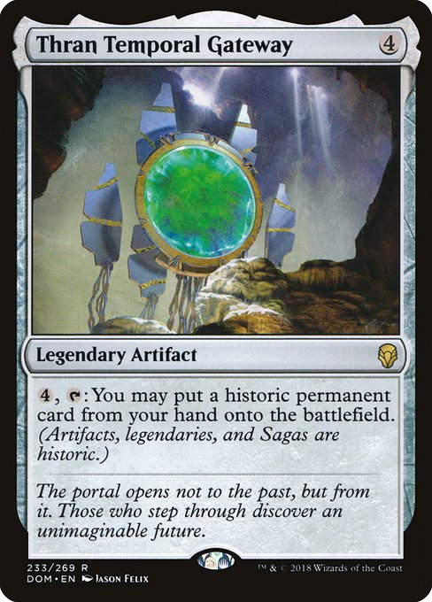Thran Temporal Gateway highlighted card art