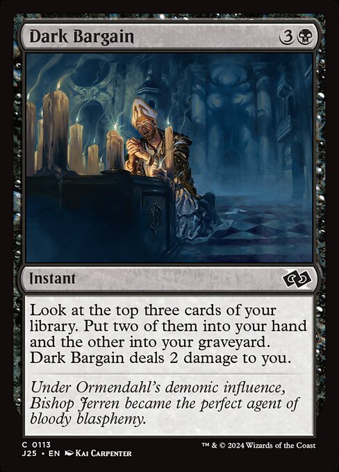 Dark Bargain highlighted card art