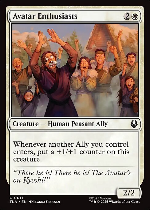Avatar Enthusiasts highlighted card art
