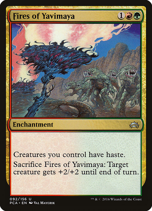 Fires of Yavimaya from Planechase Anthology