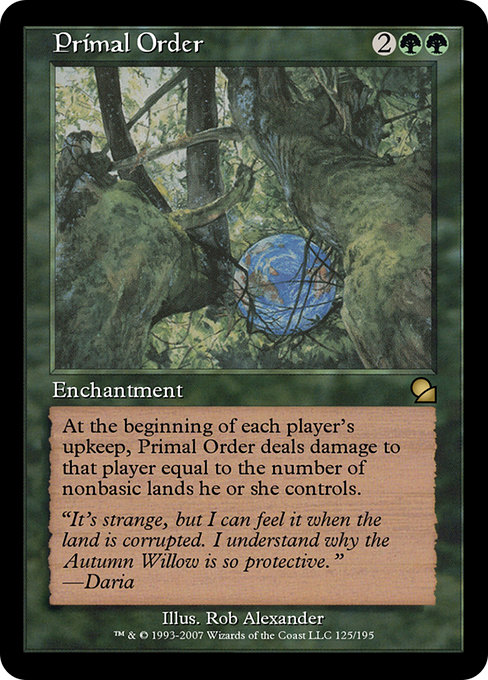 Primal Order highlighted card art