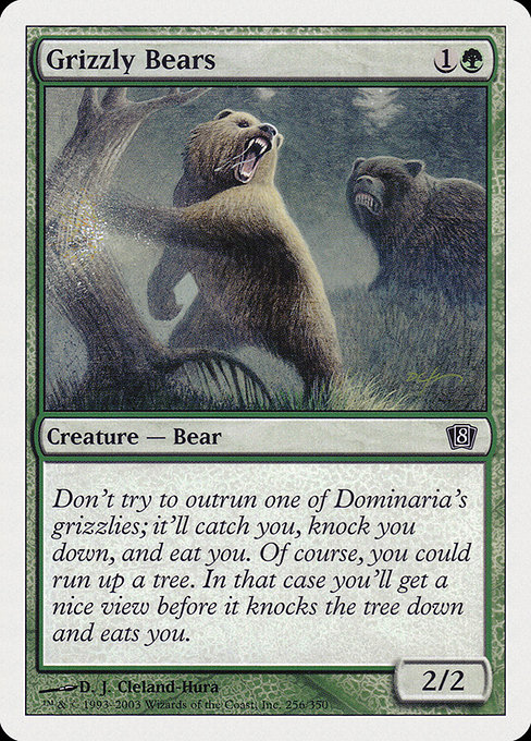 Grizzly Bears from Eighth Edition
