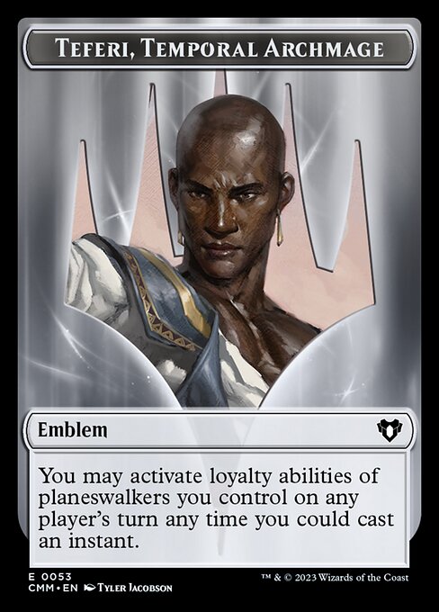 Teferi, Temporal Archmage Emblem highlighted card art