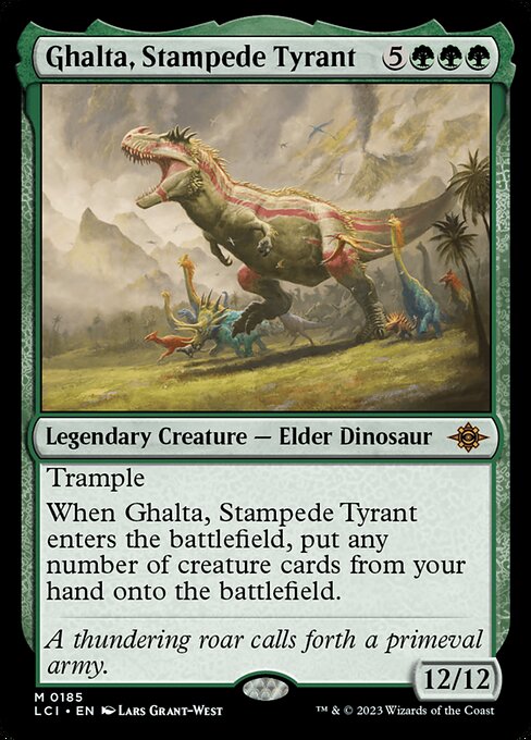 Ghalta, Stampede Tyrant highlighted card art