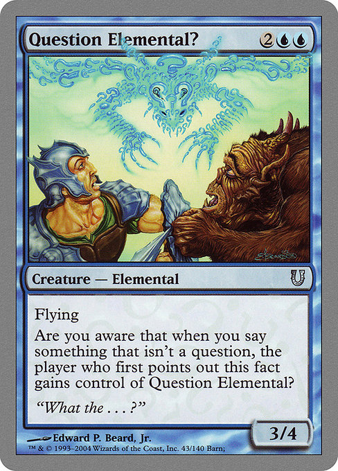 Question Elemental? highlighted card art