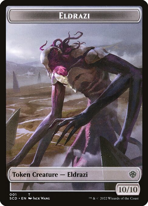 Eldrazi from Starter Commander Deck Tokens