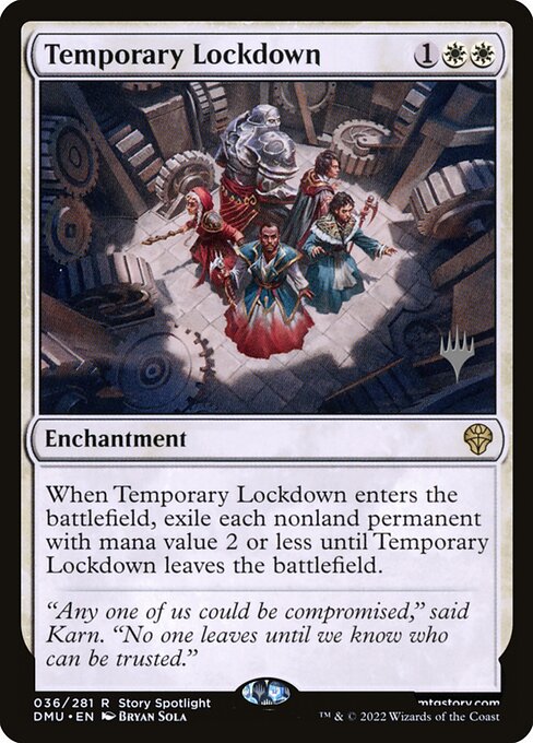 Temporary Lockdown from Dominaria United Promos