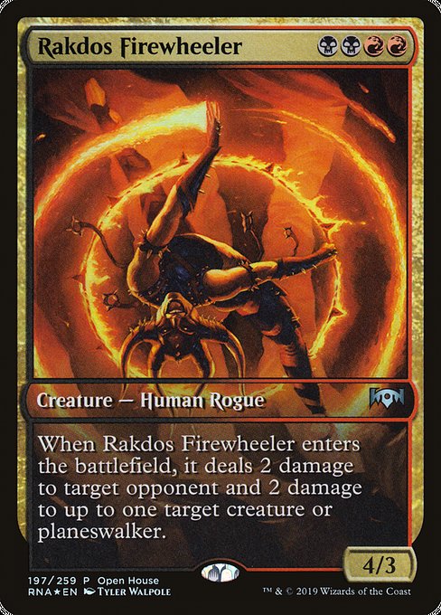 Rakdos Firewheeler from Ravnica Allegiance Promos