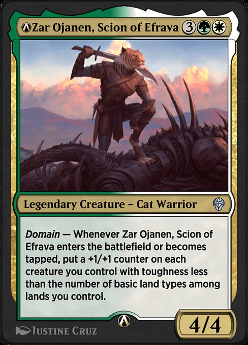 A-Zar Ojanen, Scion of Efrava highlighted card art
