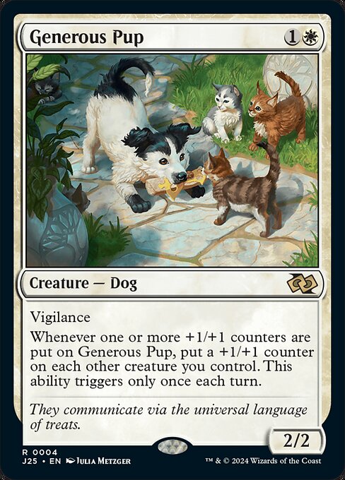 Generous Pup highlighted card art