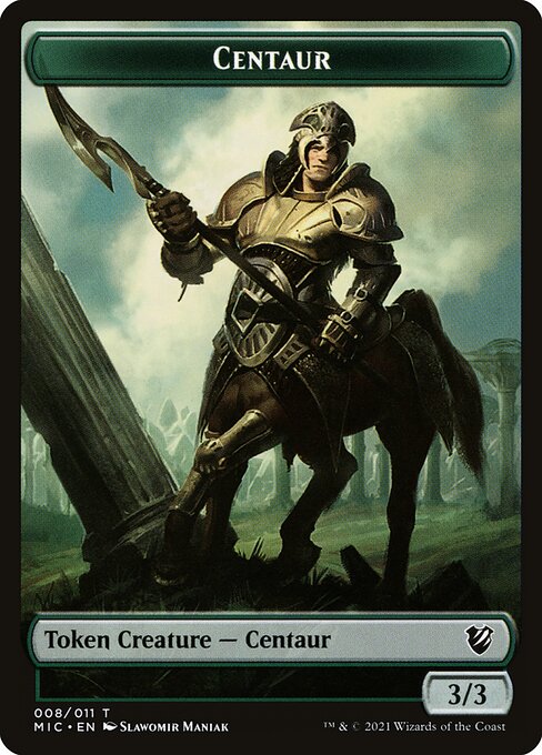 Centaur from Midnight Hunt Commander Tokens