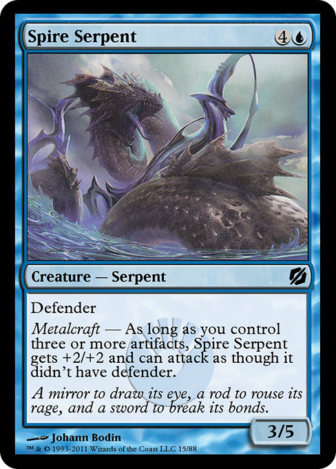 Spire Serpent highlighted card art