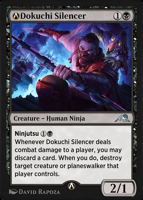 A-Dokuchi Silencer highlighted card art