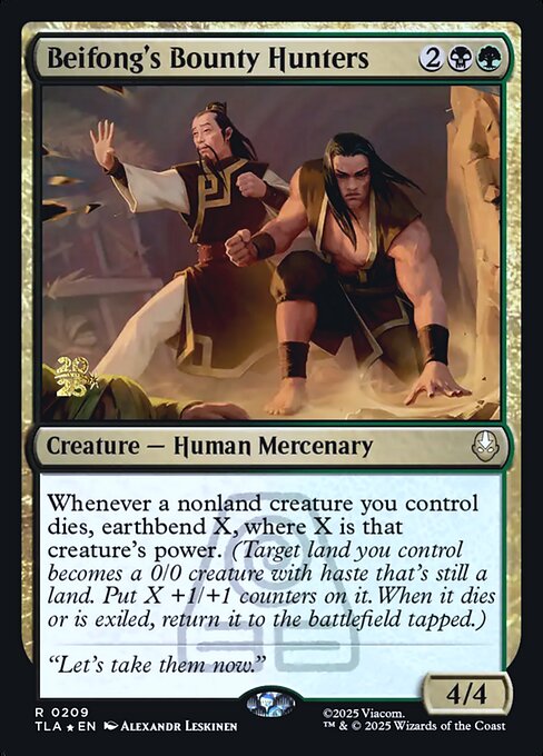 Beifong's Bounty Hunters from Avatar: The Last Airbender Promos