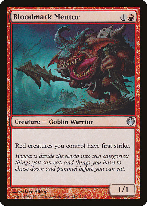 Bloodmark Mentor from Duel Decks: Knights vs. Dragons