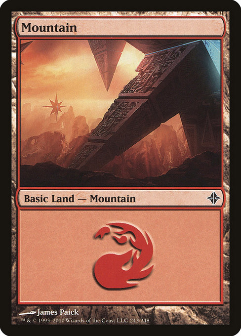 Mountain from Rise of the Eldrazi
