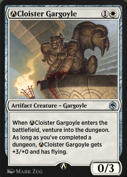 A-Cloister Gargoyle highlighted card art
