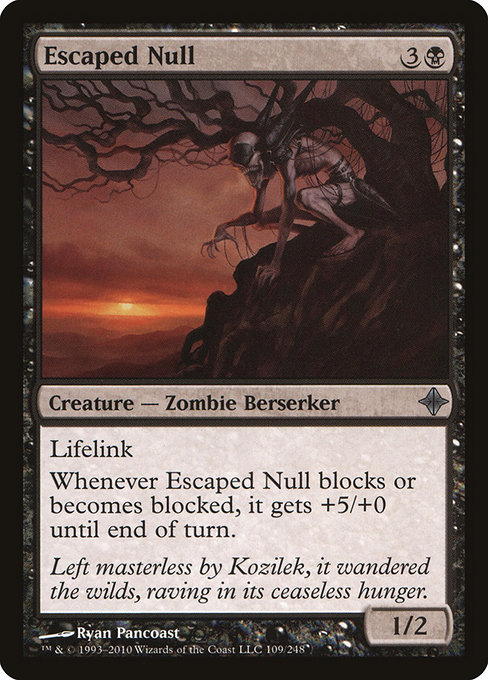 Escaped Null highlighted card art