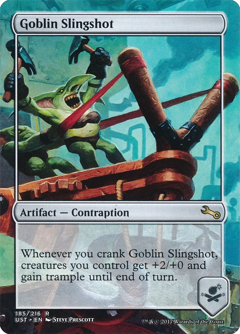 Goblin Slingshot highlighted card art
