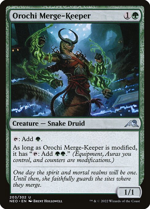 Orochi Merge-Keeper from Kamigawa: Neon Dynasty