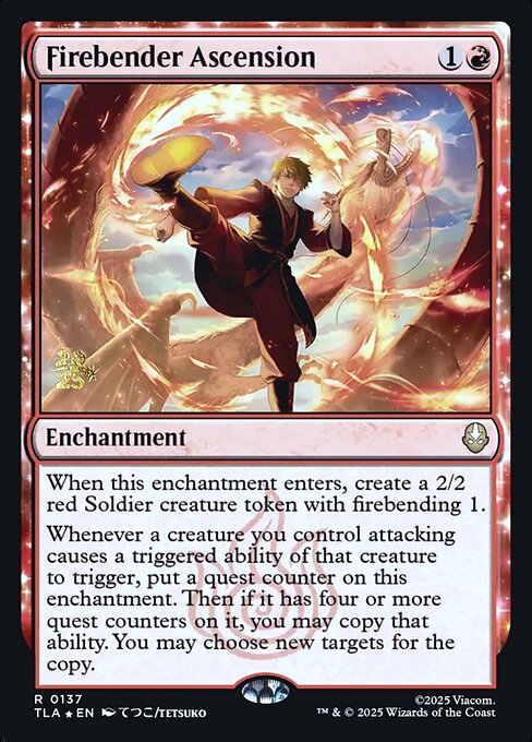 Firebender Ascension from Avatar: The Last Airbender Promos