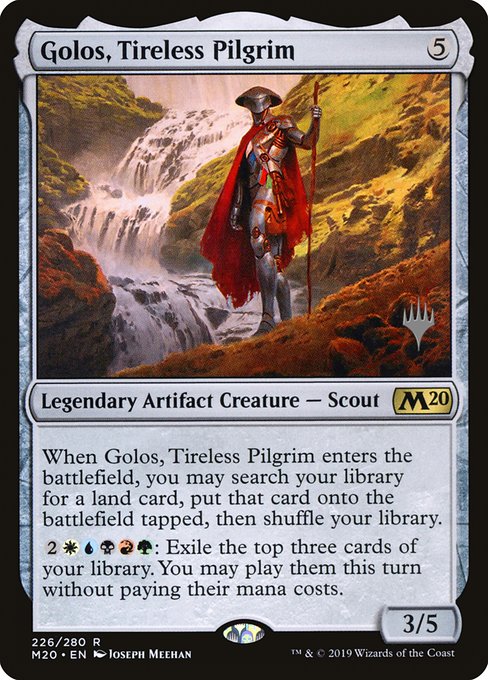 Golos, Tireless Pilgrim from Core Set 2020 Promos