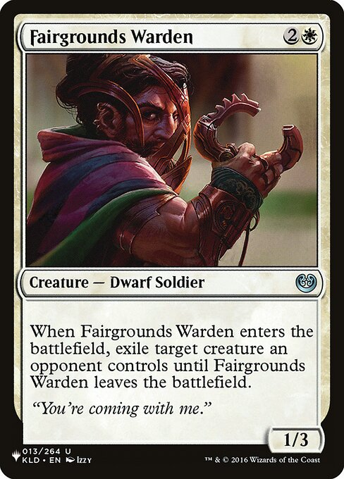 Fairgrounds Warden highlighted card art