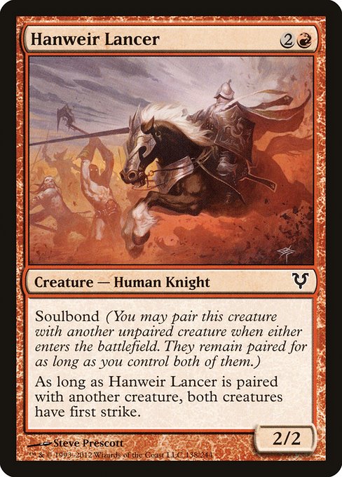 Hanweir Lancer from Avacyn Restored