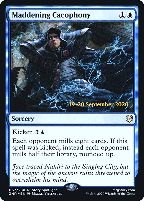 Maddening Cacophony from Zendikar Rising Promos