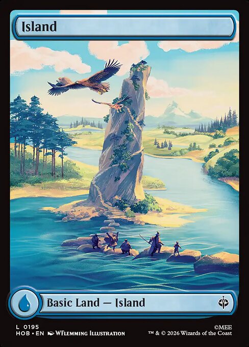 Island highlighted card art