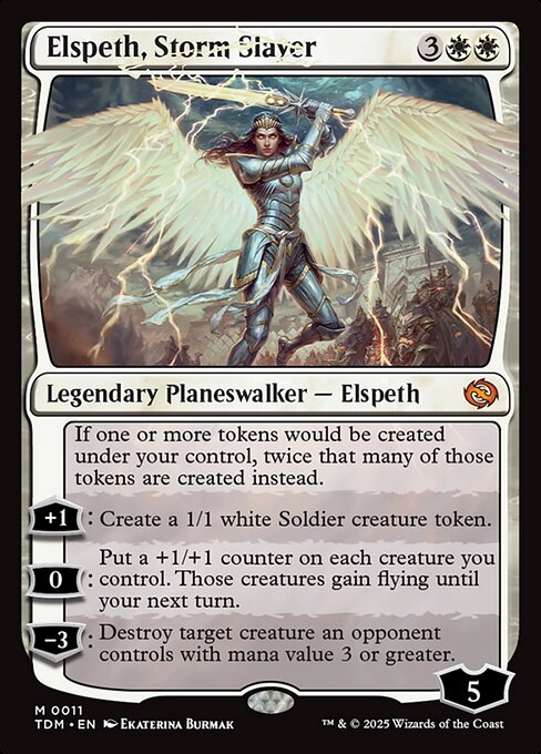 Elspeth, Storm Slayer from Tarkir: Dragonstorm