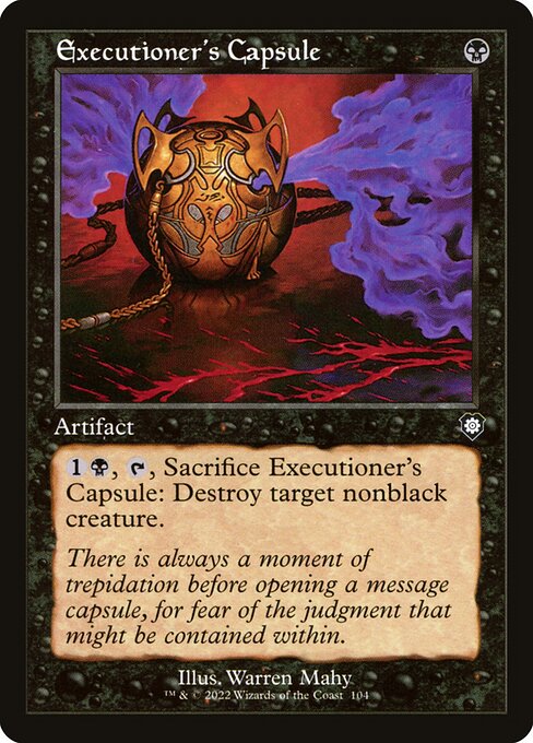 Executioner's Capsule highlighted card art