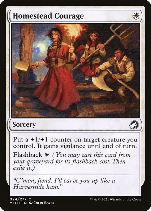 Homestead Courage from Innistrad: Midnight Hunt