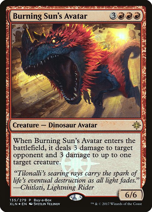 Burning Sun's Avatar from Ixalan Promos