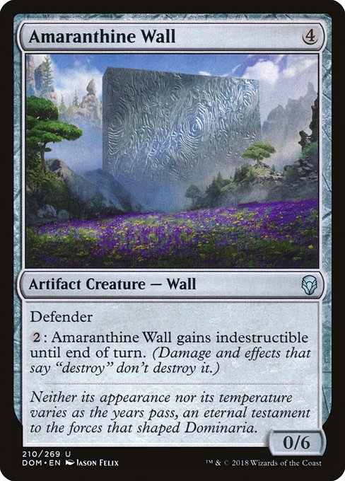 Amaranthine Wall highlighted card art