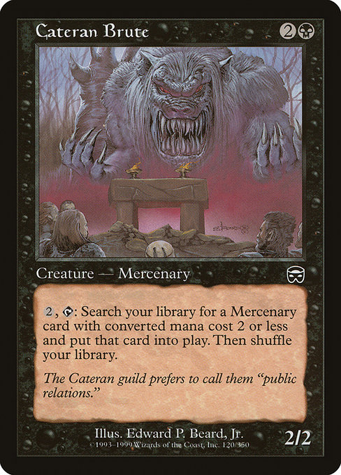 Cateran Brute highlighted card art