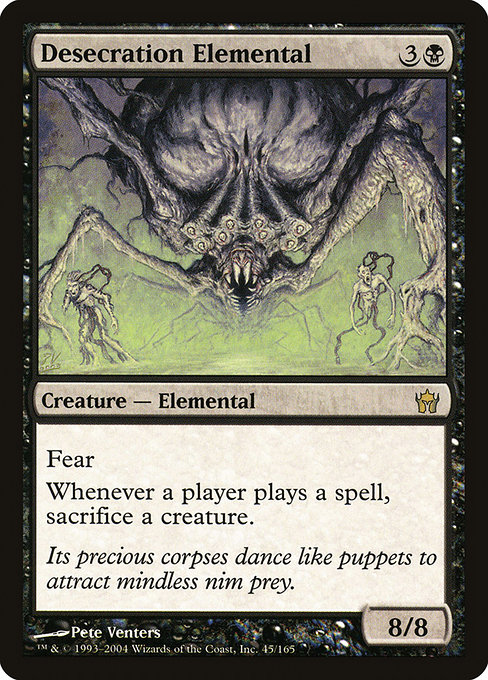 Desecration Elemental from Fifth Dawn