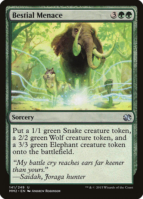 Bestial Menace from Modern Masters 2015