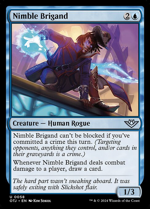 Nimble Brigand highlighted card art