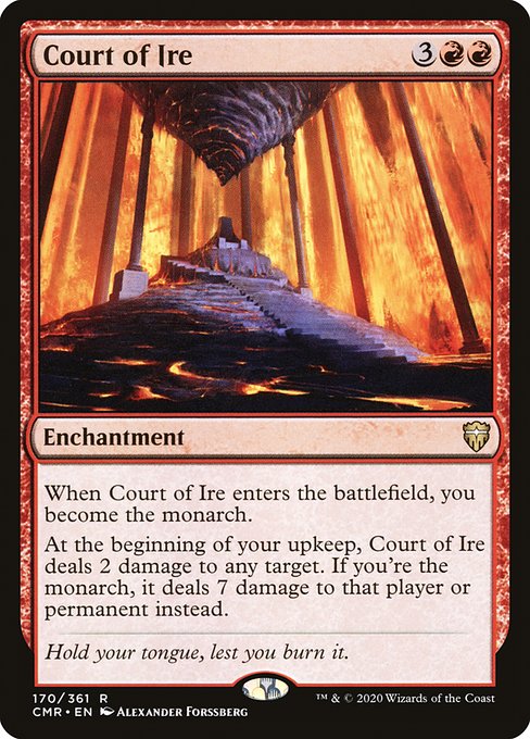 Court of Ire from Commander Legends