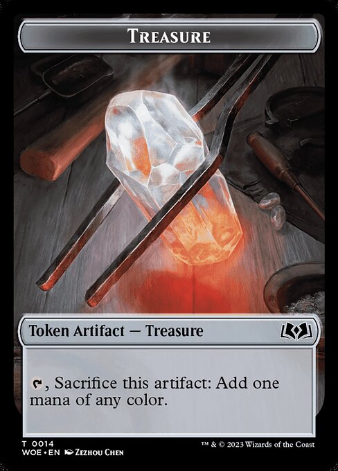 Treasure from Wilds of Eldraine Tokens