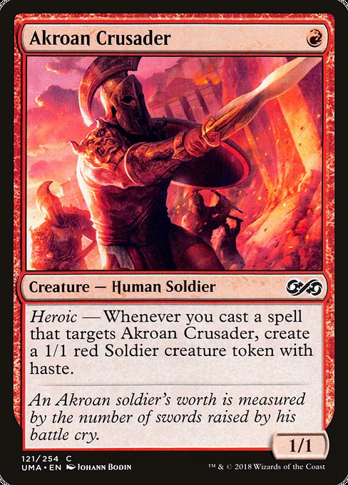 Akroan Crusader from Ultimate Masters