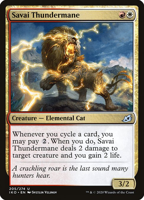 Savai Thundermane highlighted card art