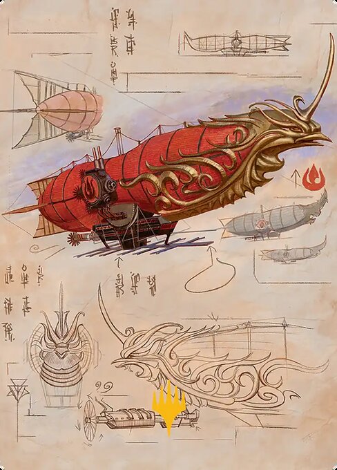 Phoenix Fleet Airship // Phoenix Fleet Airship from Avatar: the Last Airbender Art Series