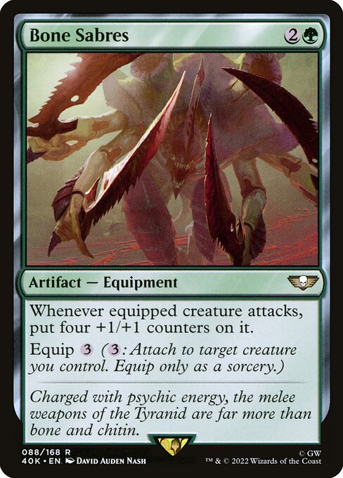 Bone Sabres highlighted card art