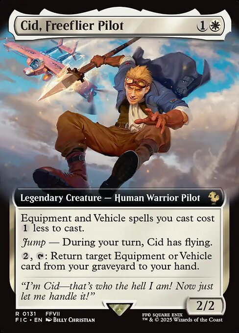 Cid, Freeflier Pilot highlighted card art