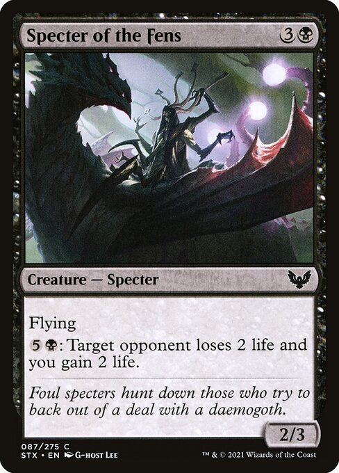 Specter of the Fens highlighted card art